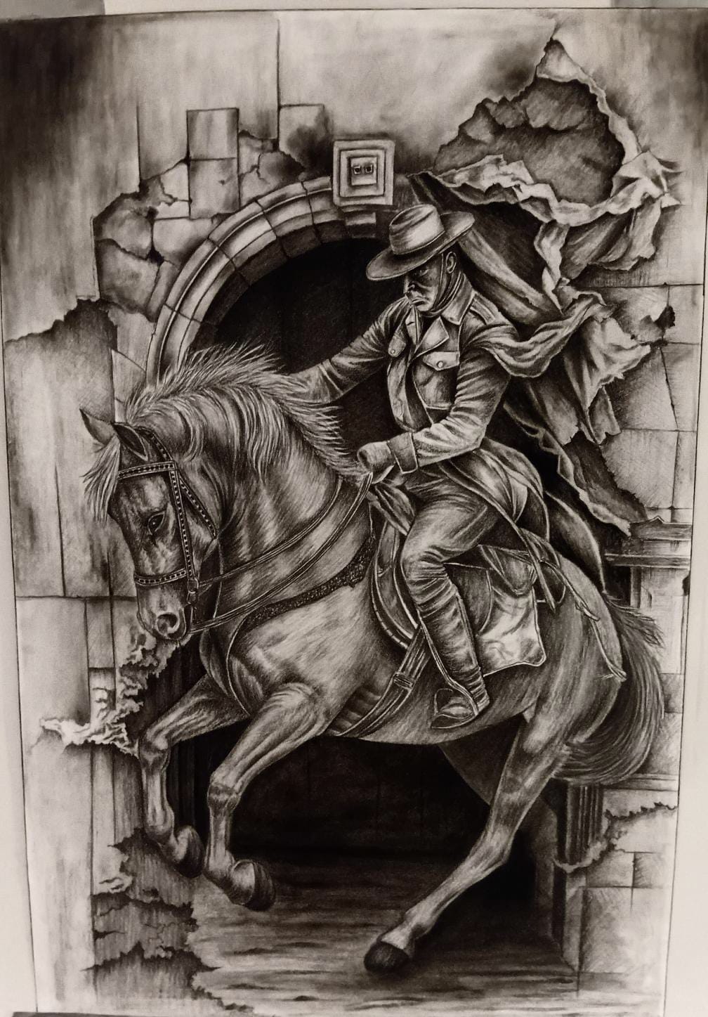 hand-drawn charcoal paintings for sale by SketchBy Nour